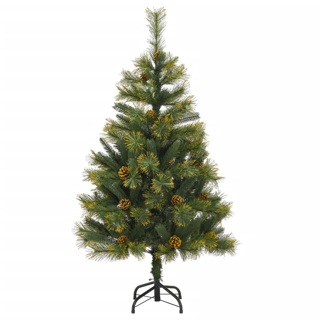 Artificial Hinged Christmas Tree with Cones