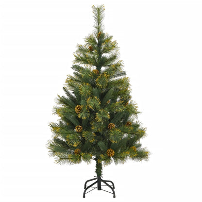 Artificial Hinged Christmas Tree with Cones