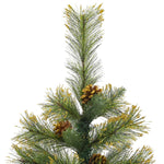Artificial Hinged Christmas Tree with Cones
