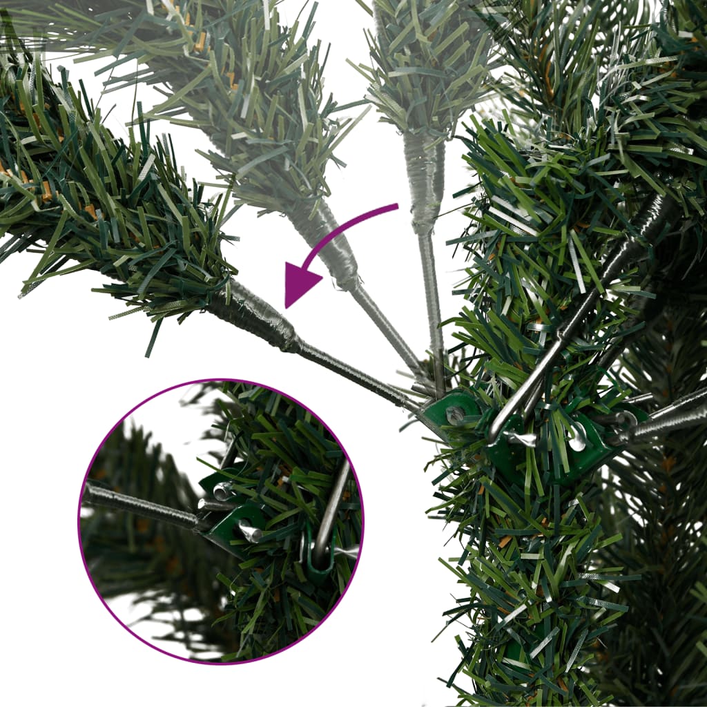 Artificial Hinged Christmas Tree with Cones & Berries