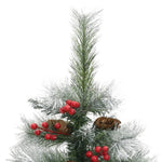 Artificial Hinged Christmas Tree with Cones & Berries