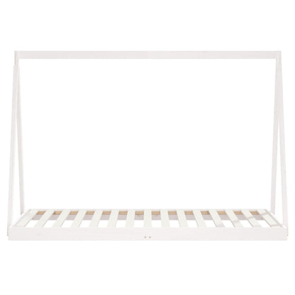 Kids Bed Frame with Drawers Solid Wood Pine