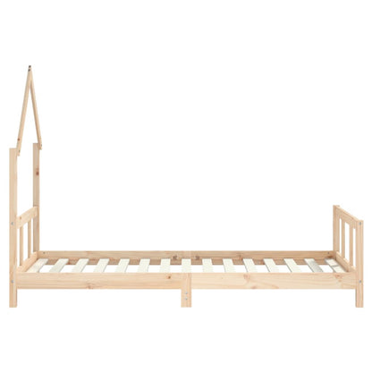 Kids Bed Frame Single Solid Wood Pine