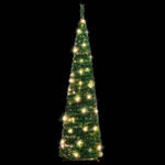 Artificial Christmas Tree Pop-up 50 LEDs Green