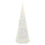 Artificial Christmas Tree Pop-up 100 LEDs White