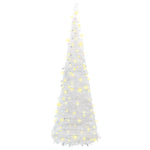 Artificial Christmas Tree Pop-up 200 LEDs White