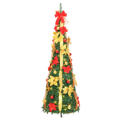 Artificial Christmas Tree Pop-up 100 LEDs Green