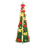 Artificial Christmas Tree Pop-up 100 LEDs Green