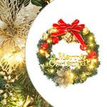 Christmas Wreath with 35 LEDs Green