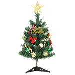 Mini Artificial Pre-lit Christmas Tree with 20 LEDs Green