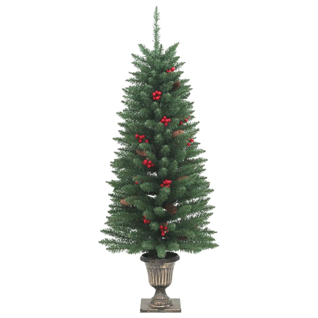 Artificial Christmas Trees 2 pcs 100 LEDs Green