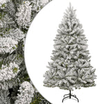 Artificial Hinged Christmas Tree with Flocked Snow