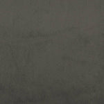 Dark Grey Velvet Box Spring Bed with Mattress Full Size Plywood Slatted Base