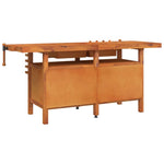 Acacia Wood Workbench Drawers Vices Storage | HomeAndLiving