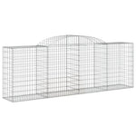 Galvanized Iron Archways: Pair of Structural Gabion Baskets