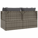 Space Saving 2 Seater Garden Sofa with Relaxing Seating Urban Style