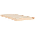 Single Pine Bed Frame Solid Wood 90x190cm | HomeAndLiving