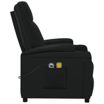 Stand up Massage Chair Black Faux Leather