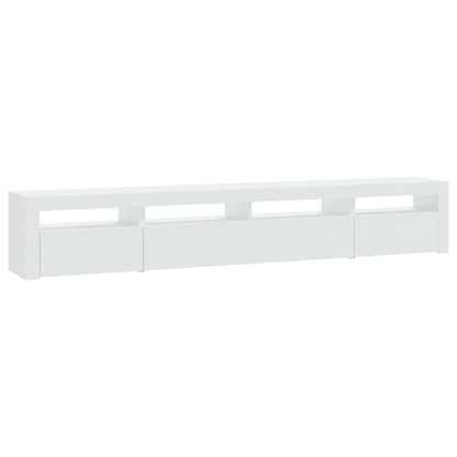 TV Cabinet LED Lights 240cm Entertainment Unit | HomeAndLiving
