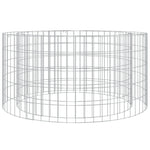 Gabion Fire Pit Round 100cm Galvanised | HomeAndLiving