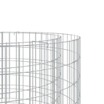 Gabion Fire Pit Round 100cm Galvanised | HomeAndLiving