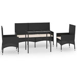 Functional 4 Piece Garden Lounge Set Lounge Area Garden Leisure