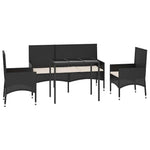 Functional 4 Piece Garden Lounge Set Lounge Area Garden Leisure