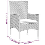 Space Saving 4 Piece Garden Lounge Set Home Decor Accent Evening