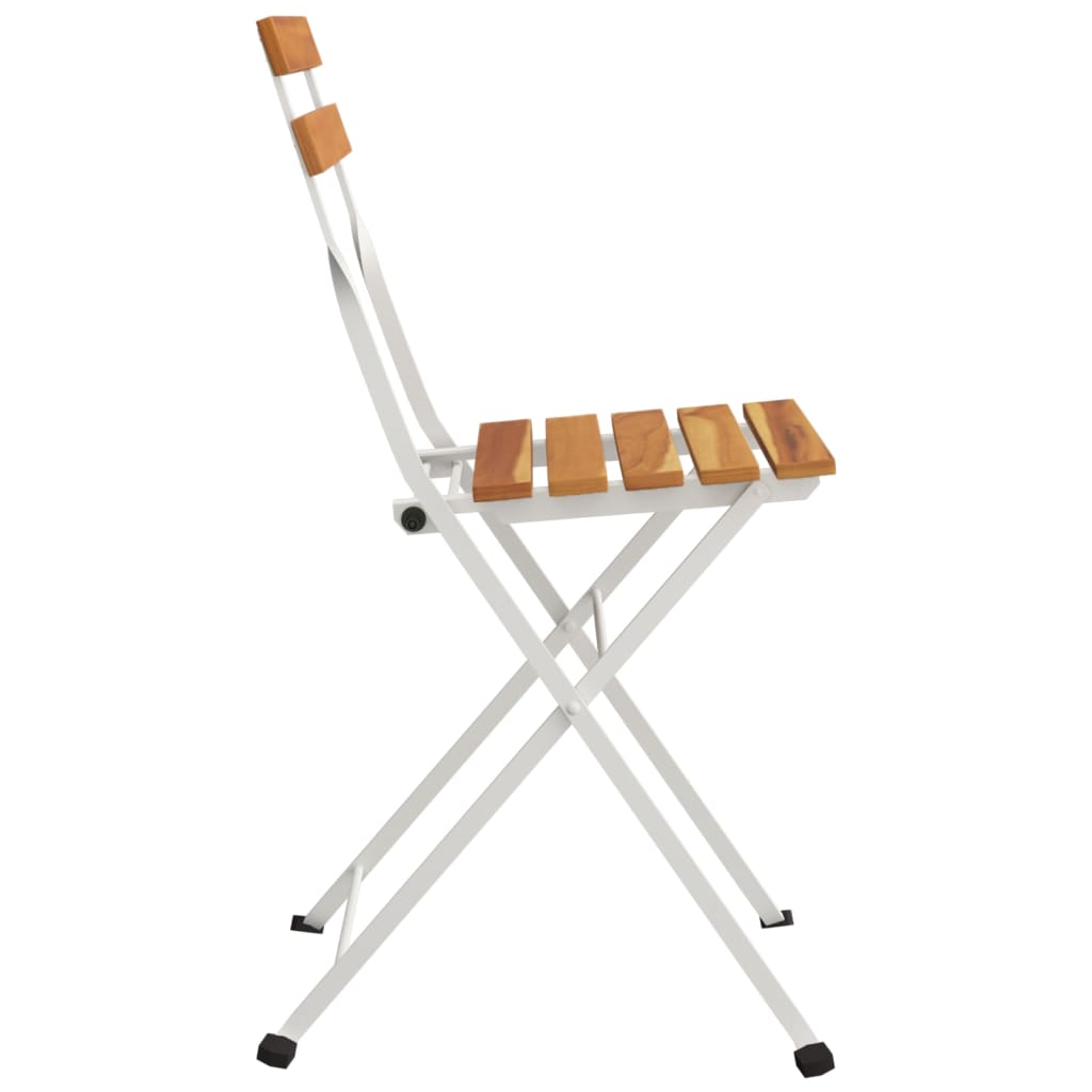 Decorative Folding Bistro Chairs 8 pcs Home Use Modern Living 