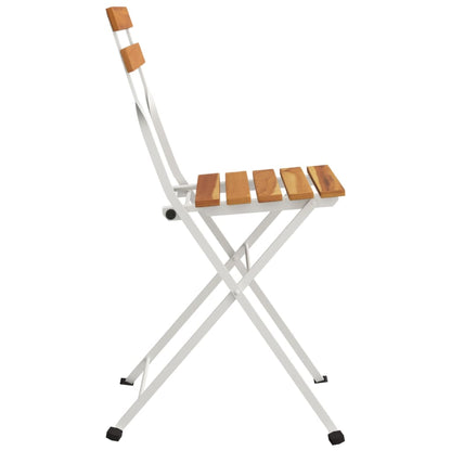 Decorative Folding Bistro Chairs 8 pcs Home Use Modern Living 