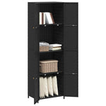 Garden Storage Cabinet Poly Rattan 180cm | HomeAndLiving
