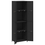 Garden Storage Cabinet Poly Rattan 180cm | HomeAndLiving