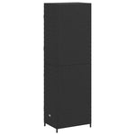 Garden Storage Cabinet Poly Rattan 180cm | HomeAndLiving