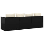 Minimalist Outdoor Lounge Bed with Cushions Patio Setup Home Comfort