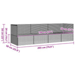 Space Saving Outdoor Lounge Bed with Cushions Daily Living Essential Essentials