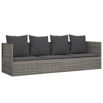 Minimalist Outdoor Lounge Bed with Cushions Relaxing Seating Essentials 