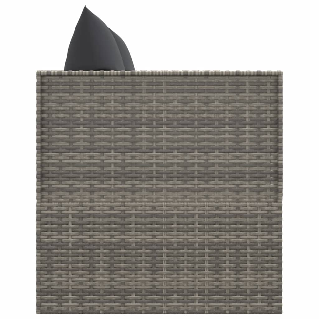 Minimalist Outdoor Lounge Bed with Cushions Relaxing Seating Essentials 