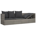 Minimalist Outdoor Lounge Bed with Cushions Relaxing Seating Essentials