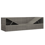 Minimalist Outdoor Lounge Bed with Cushions Relaxing Seating Essentials