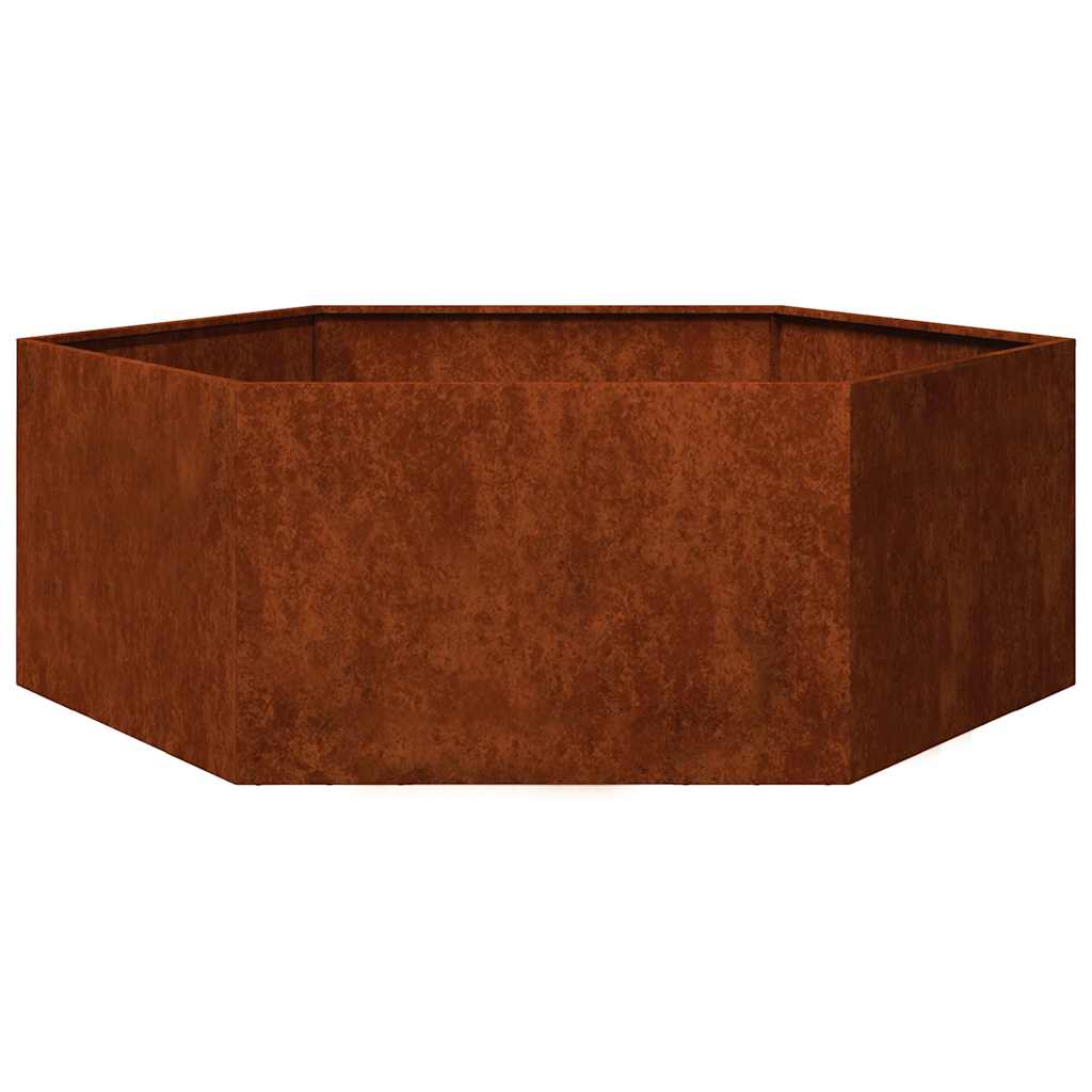 Corten Steel Planter 138x120cm Raised Garden Bed | HomeAndLiving