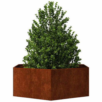 Corten Steel Planter 138x120cm Raised Garden Bed | HomeAndLiving