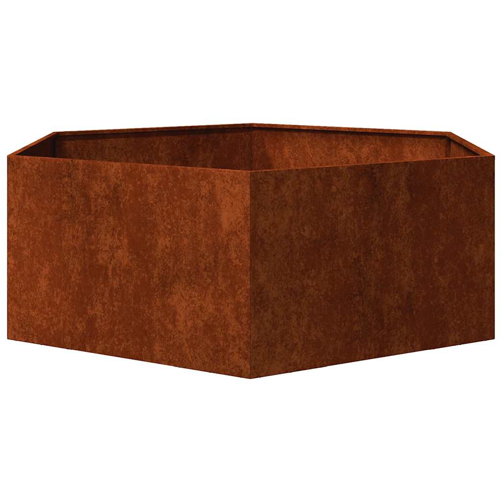 Corten Steel Planter 138x120cm Raised Garden Bed | HomeAndLiving