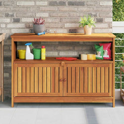 Functional Garden Console Table 110x35x75 cm Living Space Upgrade Boho 