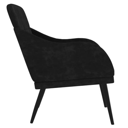 Armchair Black Velvet