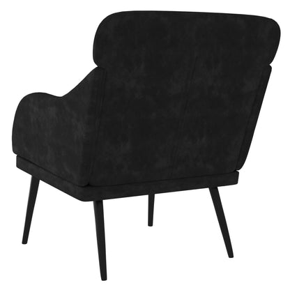 Armchair Black Velvet