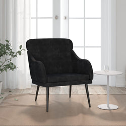 Armchair Black Velvet