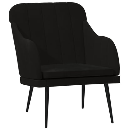 Armchair Black Velvet