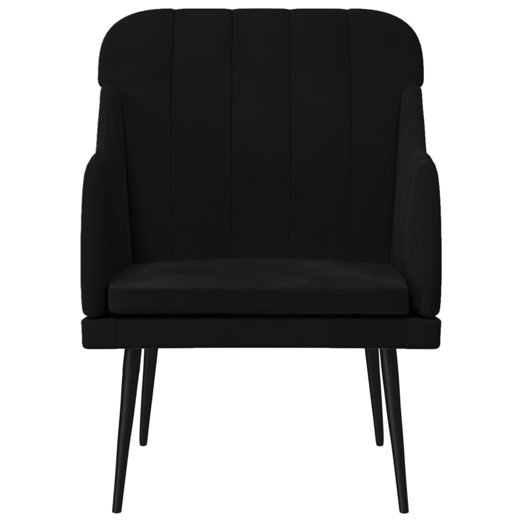 Armchair Black Velvet