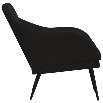Armchair Black Velvet