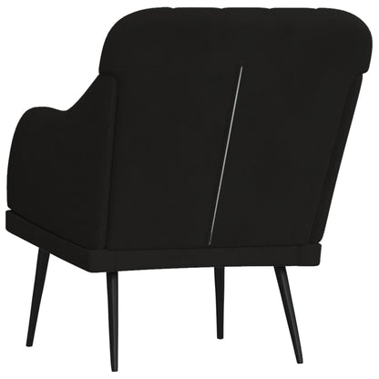 Armchair Black Velvet
